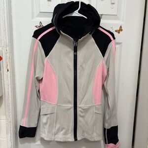 Adult Colorblock Jacket with Hood